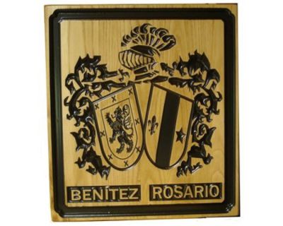 Escudo Heráldico doble «Benítez Rosario»