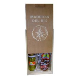 Caja grabada en madera. Usos múltiples