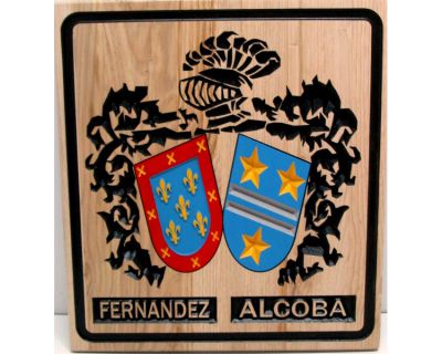 Escudo Heráldico doble «Fernández Alcoba»