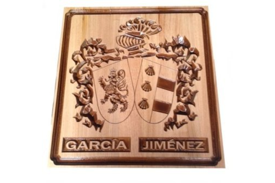 Escudo Heráldico doble “García Jiménez”