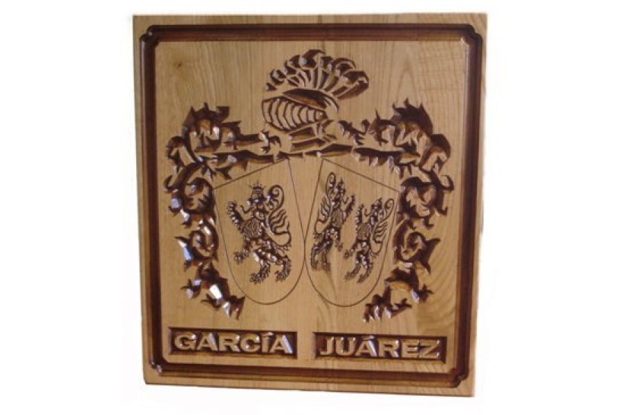 Escudo Heráldico doble “García Juárez”