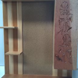 Armario baño en varios tipos de madera