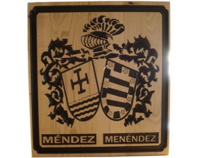 Escudo Heráldico doble «Méndez Menéndez»