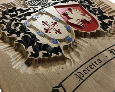 Escudo Heráldico doble «Pereira Pombo»