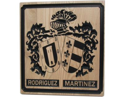Escudo Heráldico doble «Rodríguez Martínez»