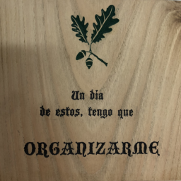 Bonitas frases grabadas en madera