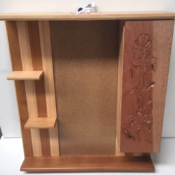 Armario baño en varios tipos de madera