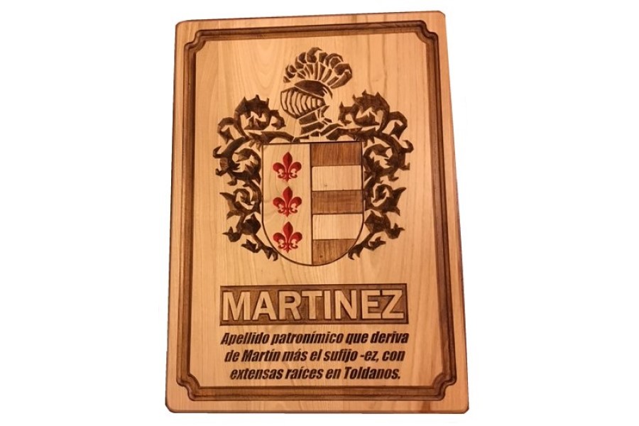 Escudo Heráldico Personalizado “Martínez”