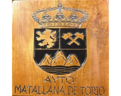 Escudo «Matallana» grabado en madera