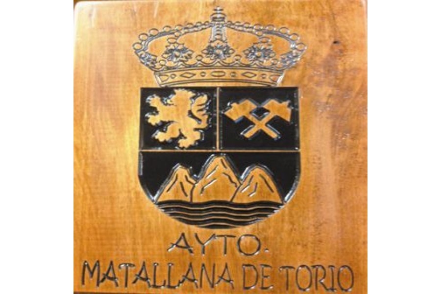 Escudo “Matallana” grabado en madera