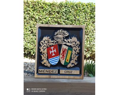 Escudo Heráldico doble «Méndez Cruz»