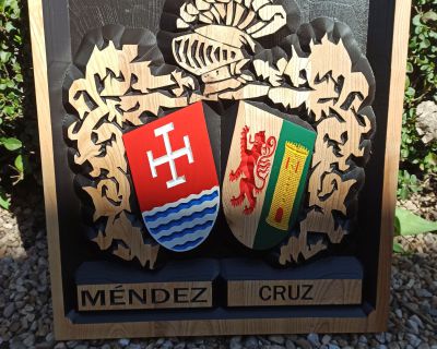 Escudo Heráldico doble «Méndez Cruz»
