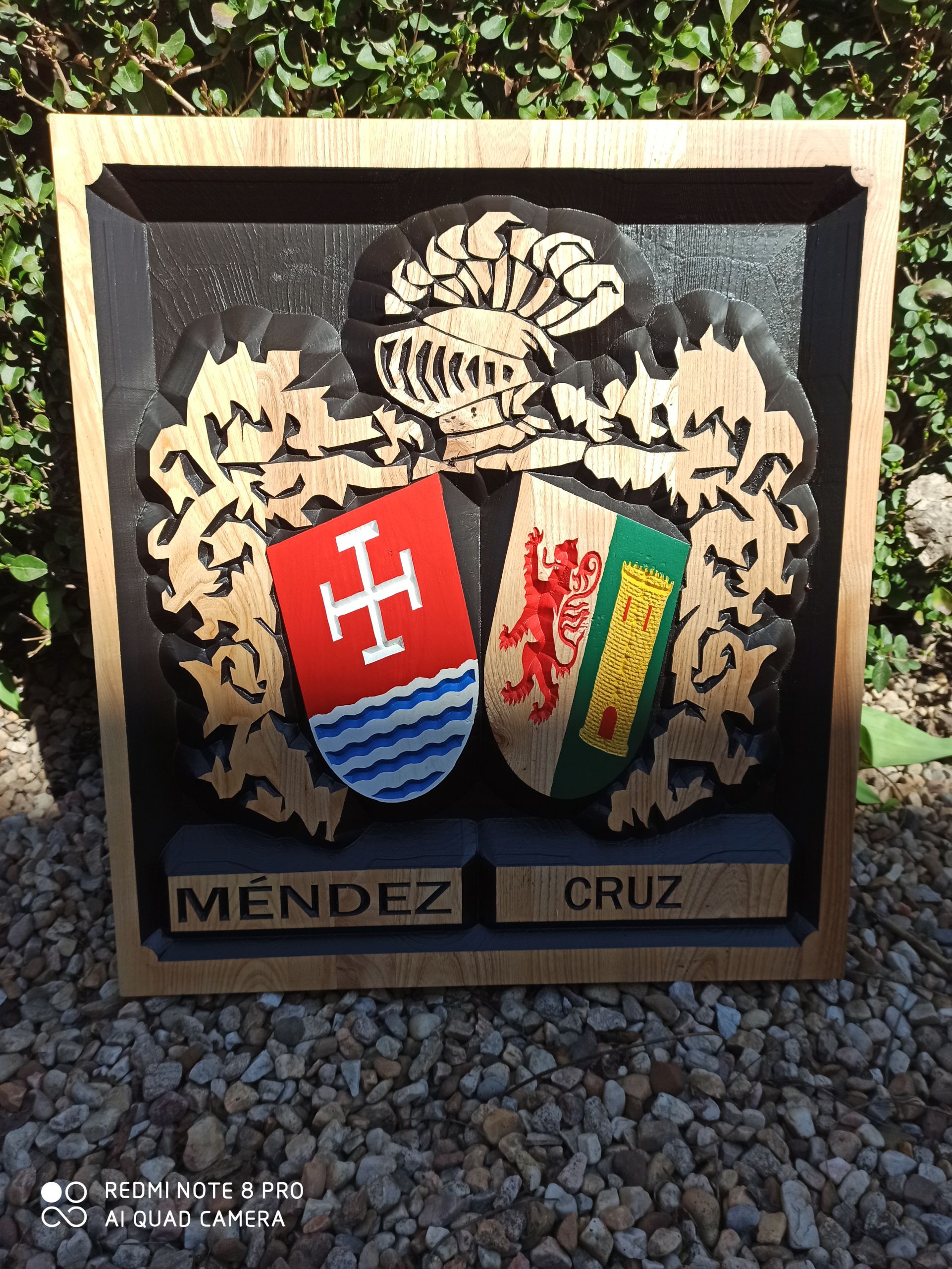 Escudo Heráldico doble “Méndez Cruz”